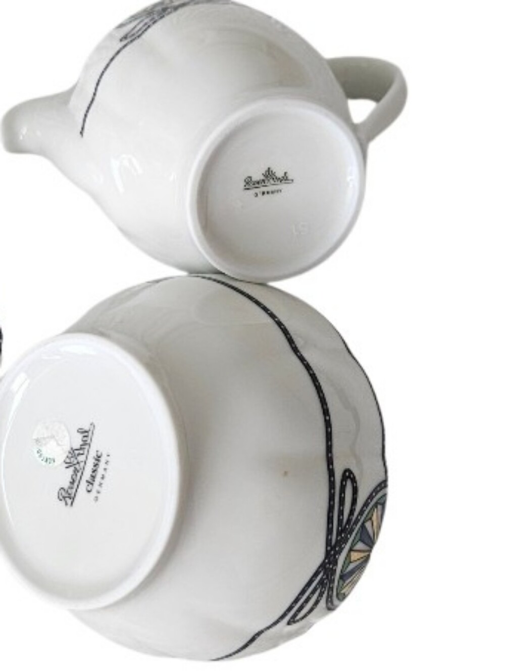 Rosenthal Grece Pearl China Society  Dinnerware Set Of 6 Saucers Creamer Sugar - Picture 7 of 11